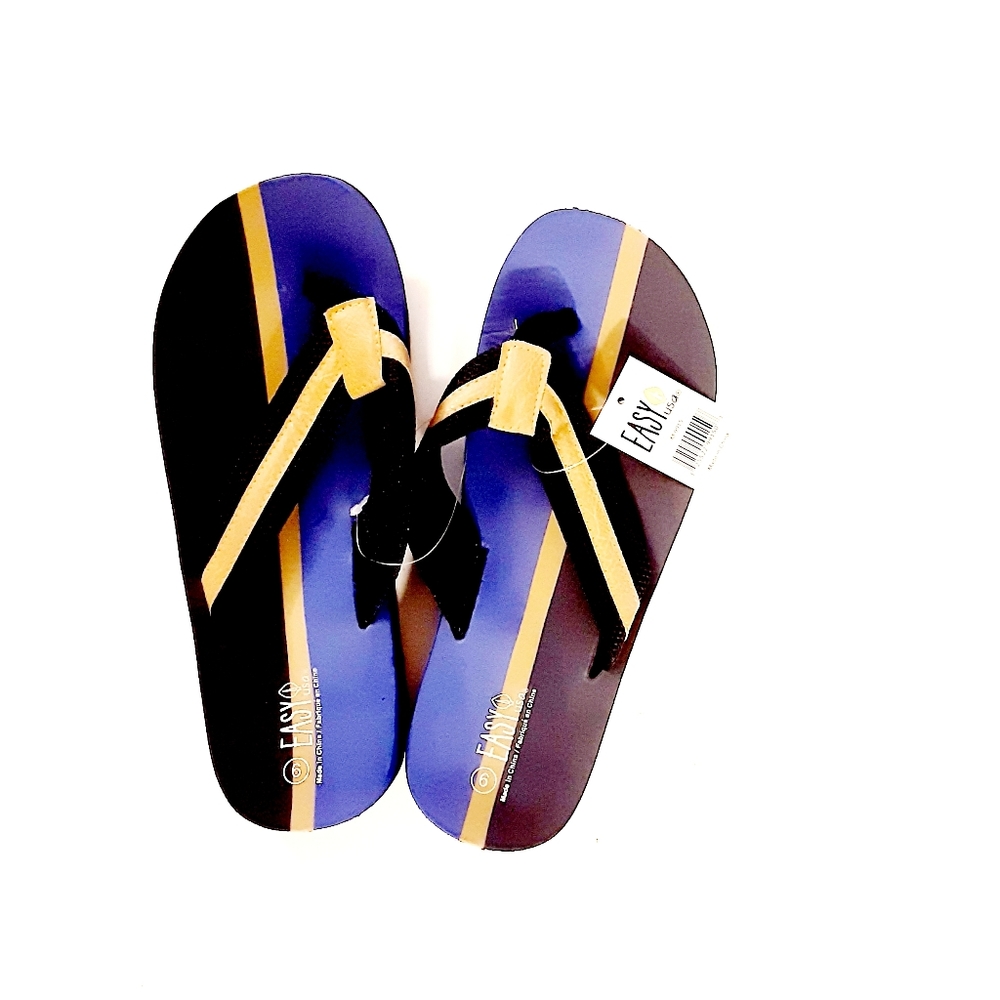 Men 2 Tone Sport Thong Flip-Flop